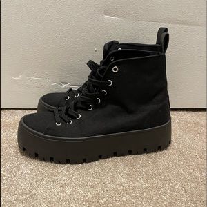 ASOS Platform high top sneakers